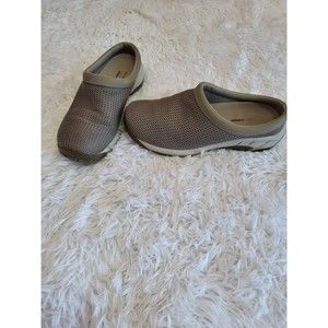 Merrell Encore Breeze Shoes Women's Size 9.5 Taupe Mesh Slip On Clog Mule